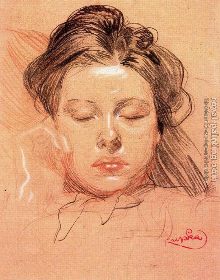 Frantisek Kupka : Sleeping Face